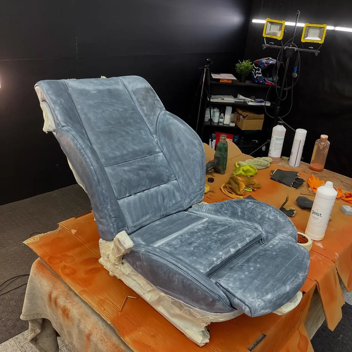 Leather respray, repair and interior detailing by Dream Car Detailing