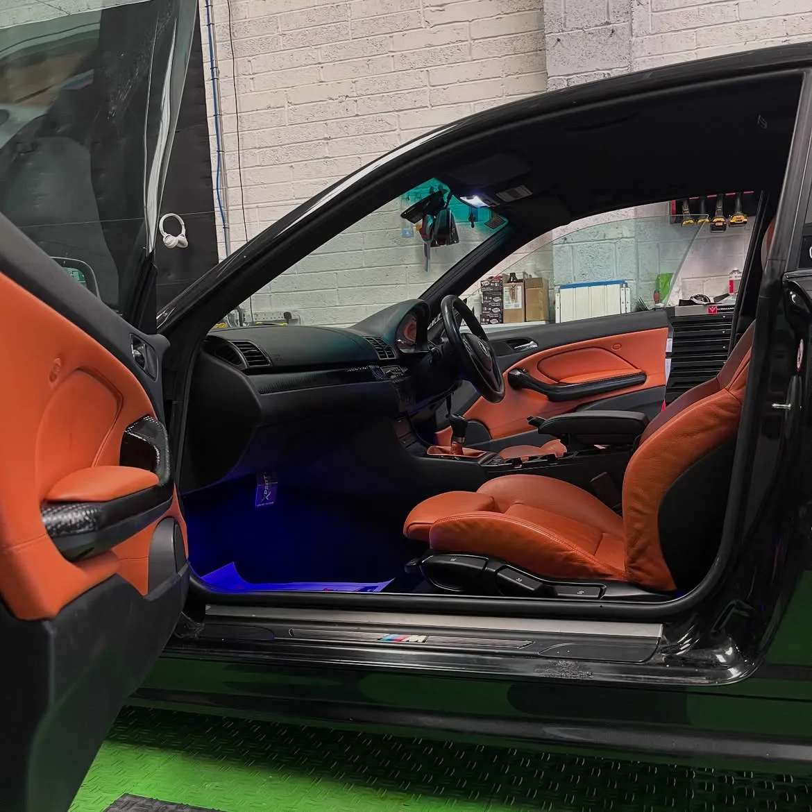 BMW E46 interior restoration detailed by Dream Car Detailing