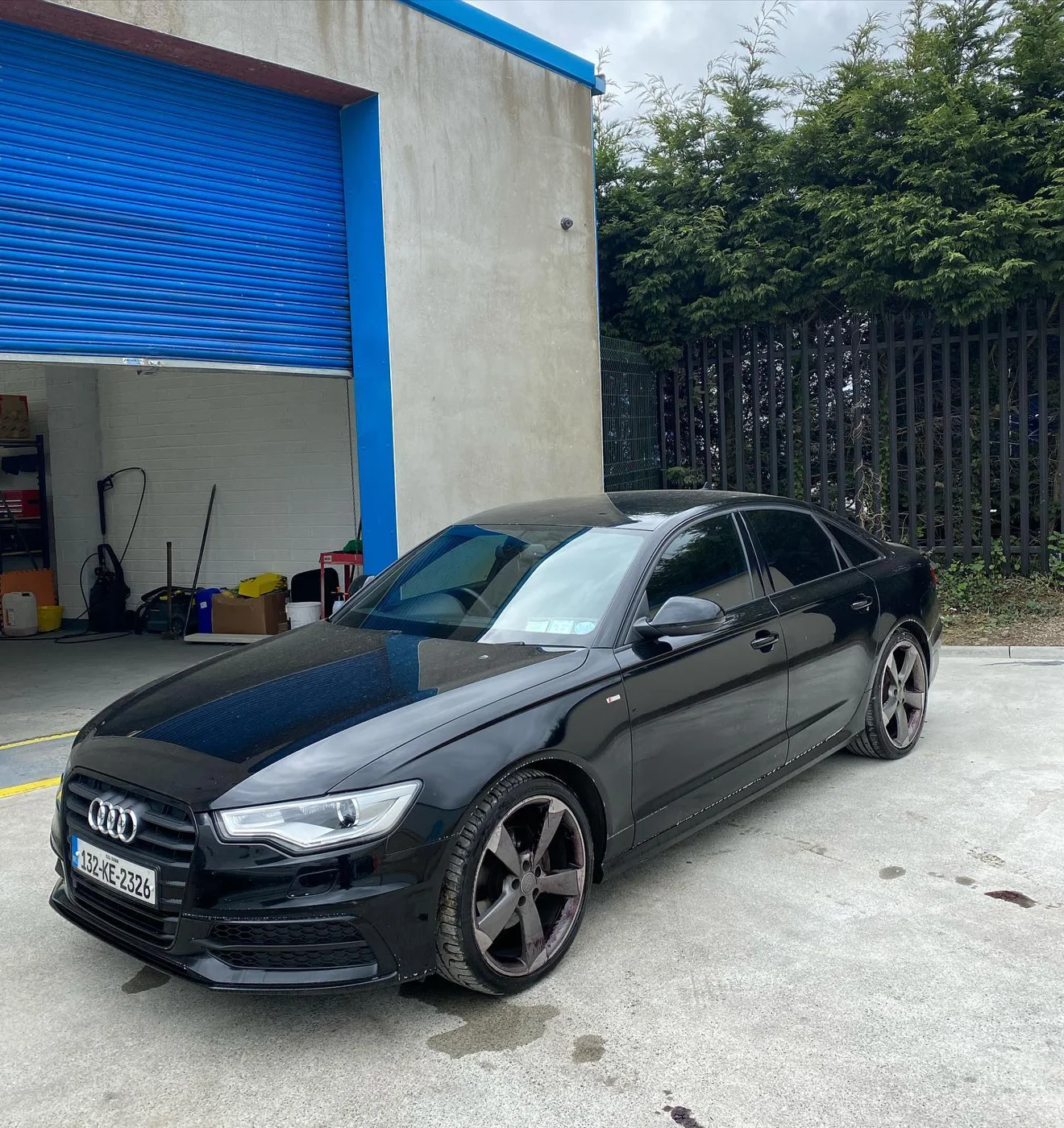 Audi A6 2013 in for interior and exterior cleaning at Dream Car Detailing