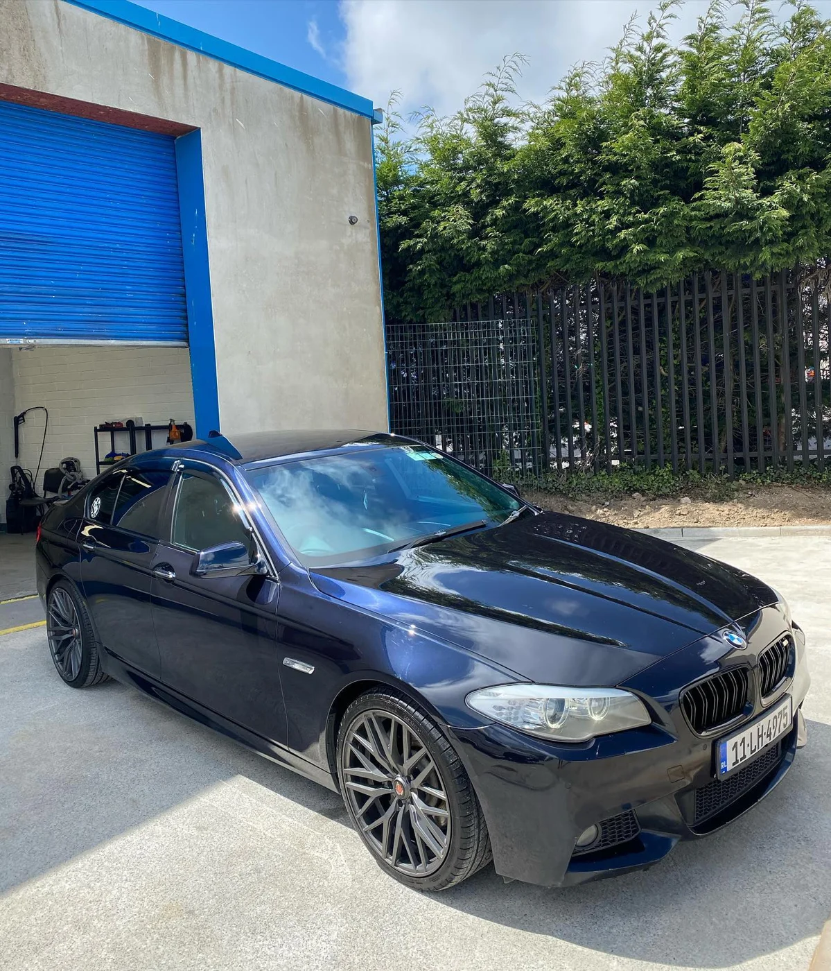 BMW 5 Series 2011 we had in for paint correction - gloss enhacement, body ,windows waxed and mini va at Dream Car Detailing
