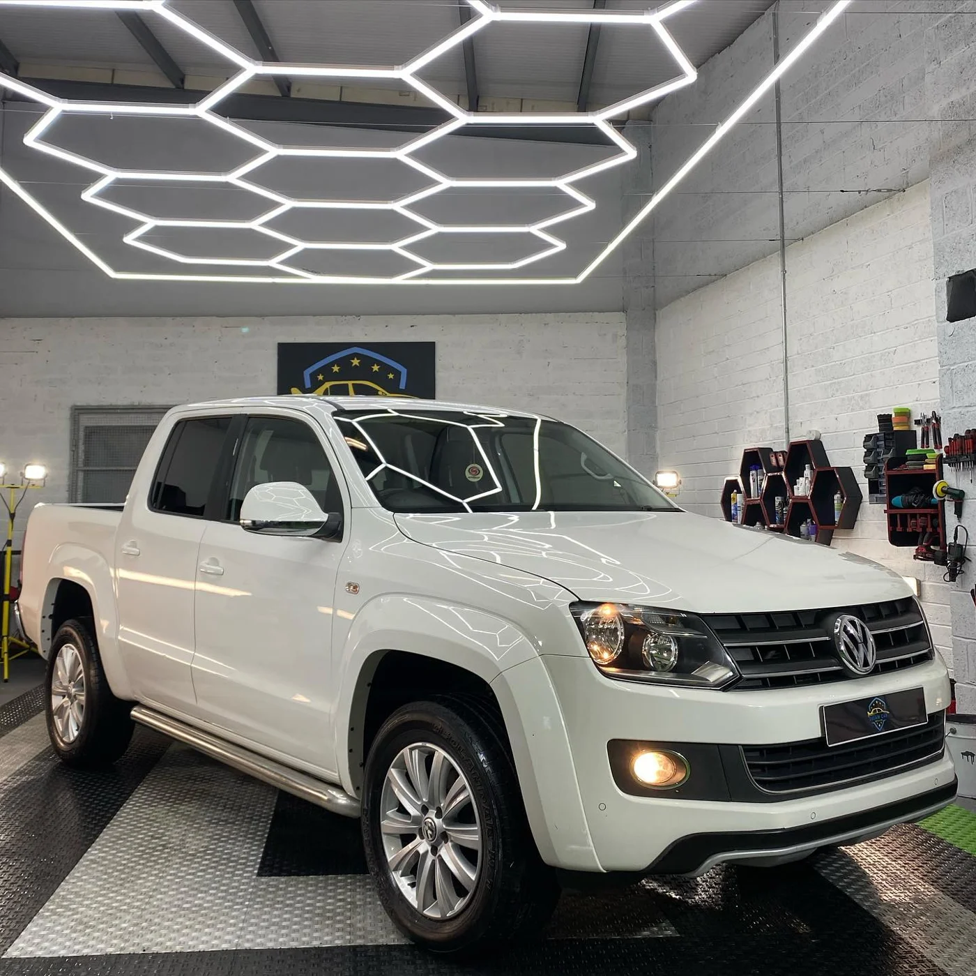 2013 Volkswagen Amarok we had in for maintenance valet. at Dream Car Detailing