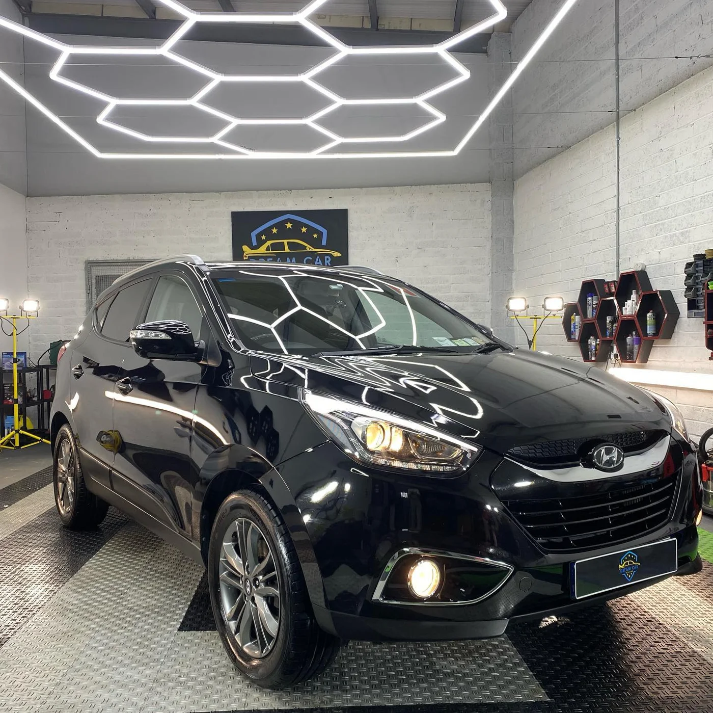 2014 Hyundai ix35 we had in for One stage gloss enhancement. at Dream Car Detailing