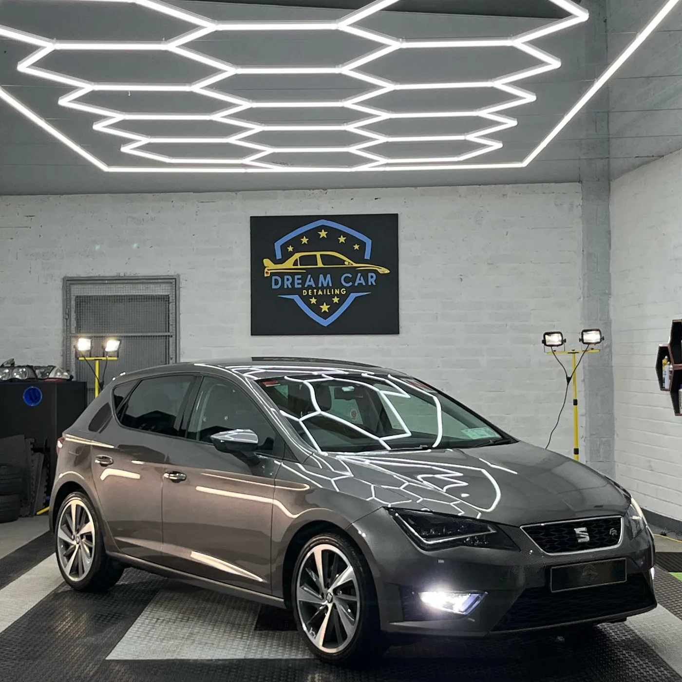 2016 Seat Leon FR we had in for a full valet and Minor paint correction at Dream Car Detailing
