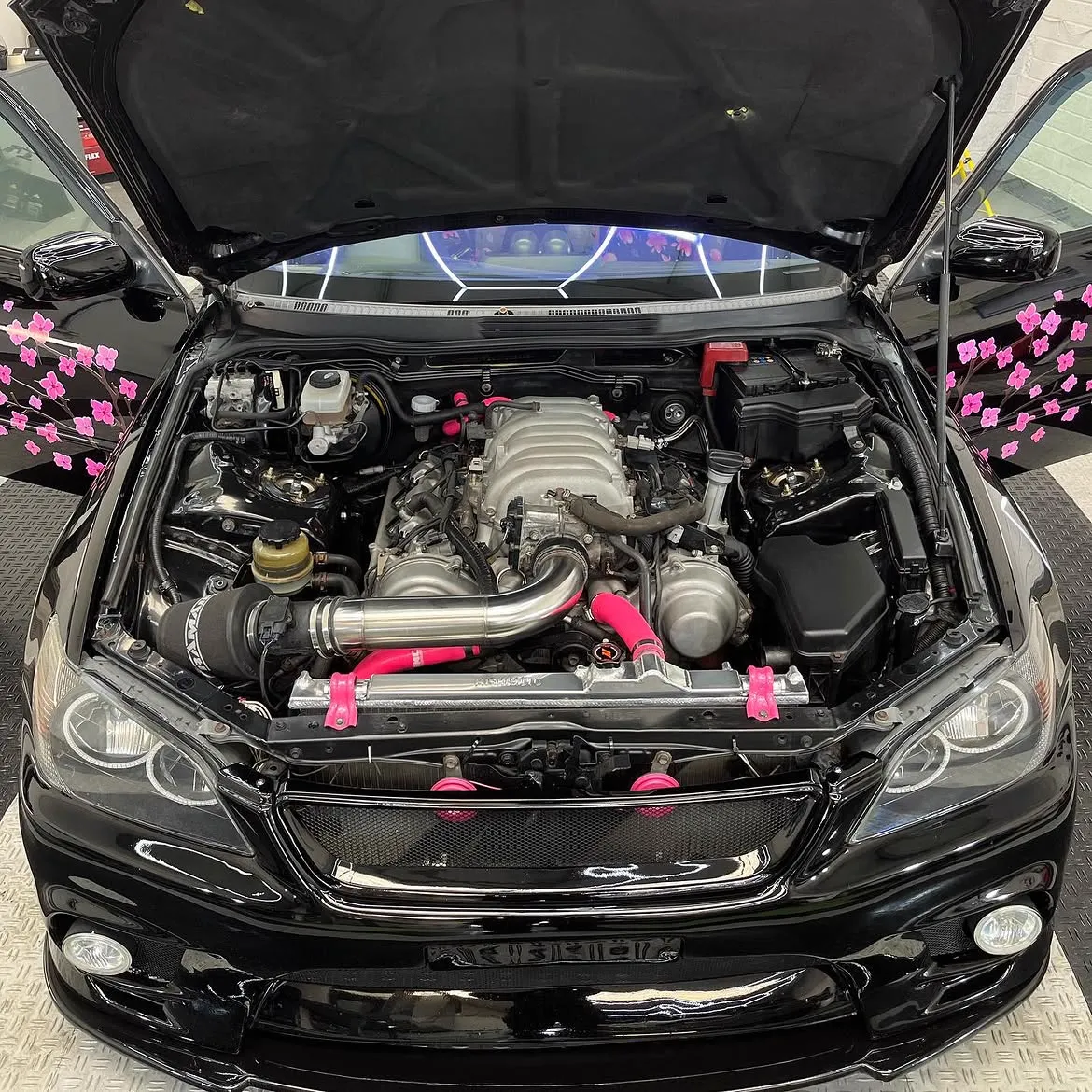 Engine bay detailing by Dream Car Detailing